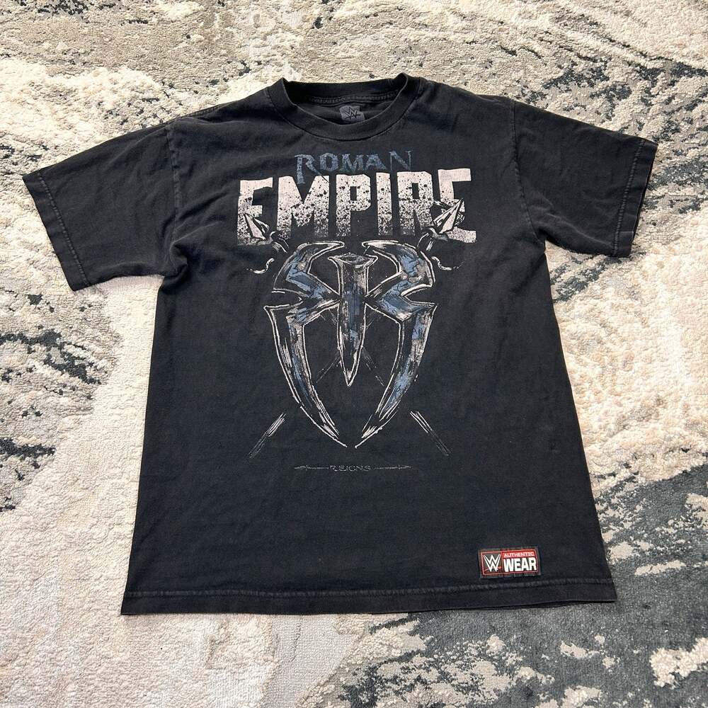 WWE Roman Reigns Roman Empire Spare No One Spear Everyone Double Sided T-Shirt